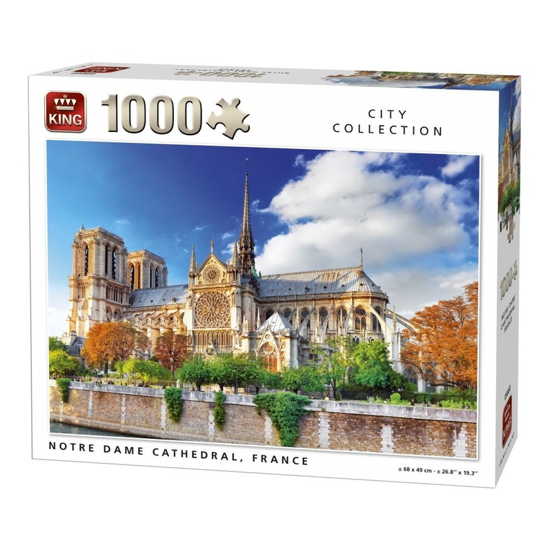 somersault purely about Puzzle 1000 piese Notre Dame De Paris Cathedral | jadflamande.ro