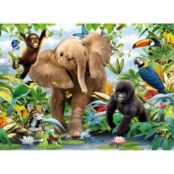 Puzzle 4 in 1 Animale
