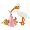 Figurina-Moments-Stork with Baby Girl