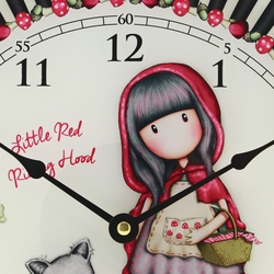 Ceas de perete Gorjuss - Little Red Riding Hood