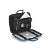 Geanta lux business laptop 15 in Clasic vinil Bombata-Bleumarin