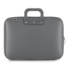 Geanta lux business laptop 15 in Clasic vinil Bombata-Gri inchis