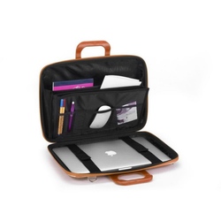 Geanta lux business laptop 13 in Nylon Bombata-Violet