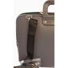 Geanta lux business laptop 15 in Clasic vinil Bombata-Gri inchis