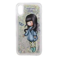 Husa iPhone X/XS cu glitter Gorjuss Bubble Fairy