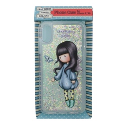 Husa iPhone X/XS cu glitter Gorjuss Bubble Fairy