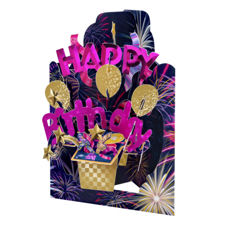Swing Cards Happy Birthday.
Felicitarea aniversara 3D Swing Cards - La multi ani pentru toti sarbatoritii.