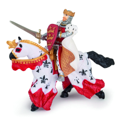 Figurina Papo-Calul Regelui Arthur - legendarul Rege Arthur pe calul sau. Figurinele se pot achizitiona doar separat.