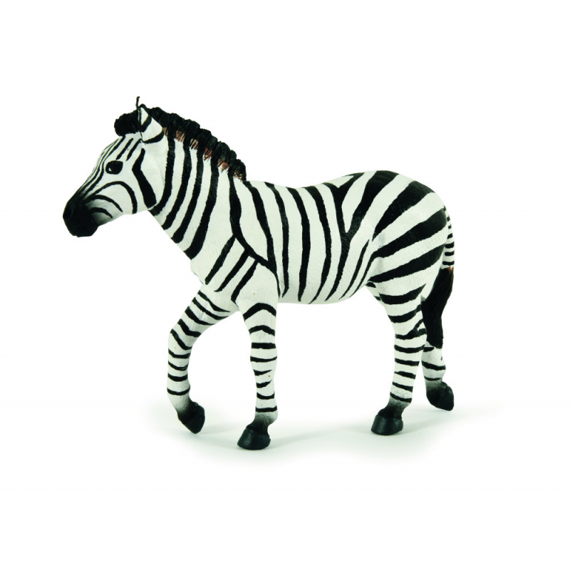 Figurina Papo-Zebra masculina -  o reproducere exacta dupa animalul viu.