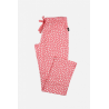 Pijama copii Gorjuss Love Heart - pantaloni pijama cu roz si alb