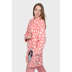 Halat dama Gorjuss Love Heart - detaliu halat baie in lateral