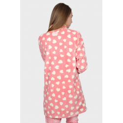 Halat dama Gorjuss Love Heart- detaliu spate halat baie