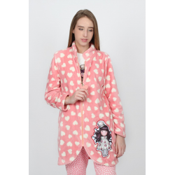 Halat dama Gorjuss Love Heart - poza cu detaliu halat baie