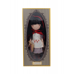 Papusa Gorjuss - Little Red Riding Hood ambalata in cutie premium