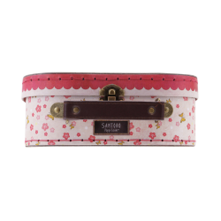 Cutie depozitare tip valiza mica Poppi Loves Sakura, sistemul de inchidere