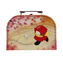 Cutie depozitare tip valiza mica Poppi Loves Sakura - cutie practica depozitare