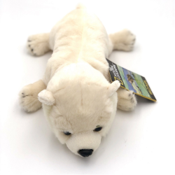 Urs polar din plus National Geographic alb