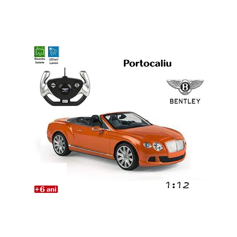 masina cu radiocomanda Bentley Continental GT cadoul potrivit pentru baieti energici si activi