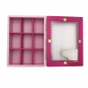 Caseta bijuterii noua compartimente din lemn Violetta