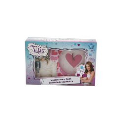 Ceas de masa desteptator din lemn Violetta