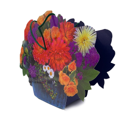 Punga de hartie Cosulet cu flori de vara