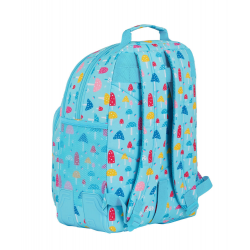 Rucsac dublu 42 cm Blackfit8 Ciupercute- spate