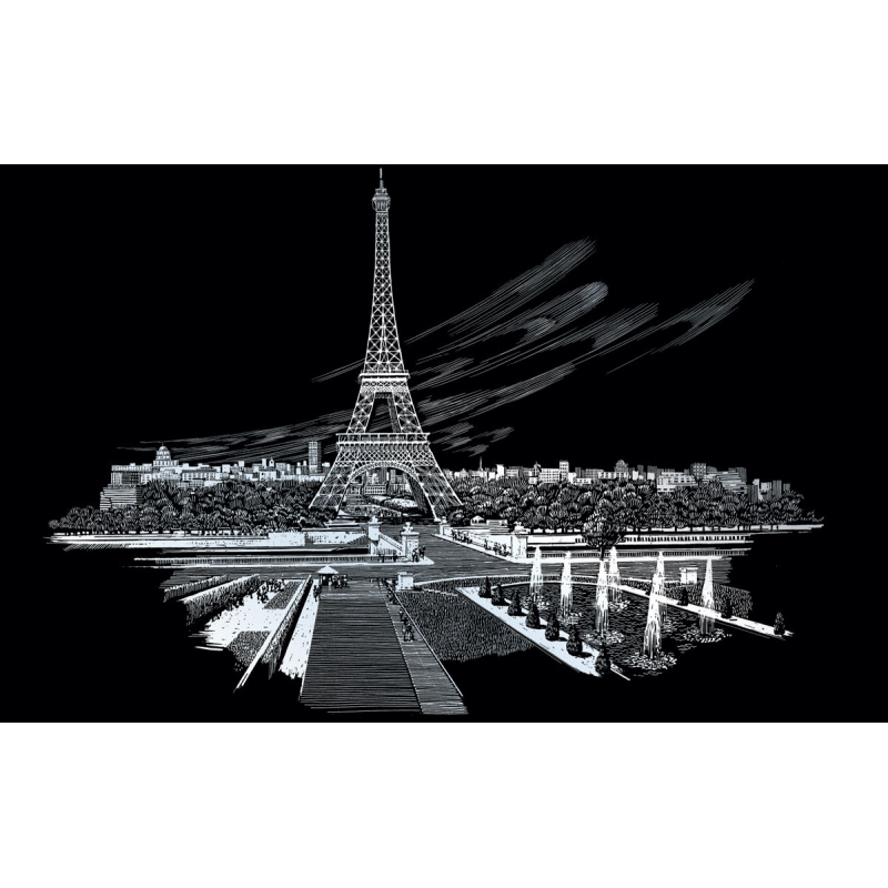 Set gravura incepatori Turnul Eifel importator