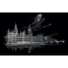 Set gravura - locuri celebre- Big Ben & Parlamentul UK