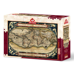 Puzzle 3000 piese The First Modern Atlas 1570 importator Jad Flamande