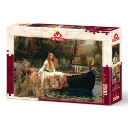 Puzzle 2000 piese - The Lady Of Shalott, 1888