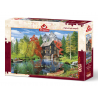 Puzzle 1500 piese Fishing By The Mill importator unic Jad Flamande