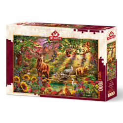 Puzzle 1000 piese Magic Forest importator Jad Flamande