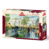 Puzzle 1000 piese Spring Walk, Paris-Ken Shotwell importator unic Jad Flamande