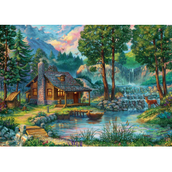 Puzzle 1000 piese  Fairytale House-Artworld pentru intreaga familie