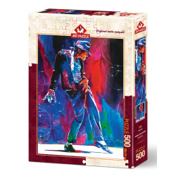 Puzzle 500 piese - Michael Jackson Yeah Hey!-David Lloyd Glover importator Jad Flamande