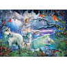 Puzzle 500 piese - Glacier Forest-Ciro Marchetti pentru intreaga familie iubitoare de natura