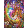 Puzzle 500 piese - Rainbow Castle-Ciro Marchetti pentru fetitele care indraznesc sa viseze