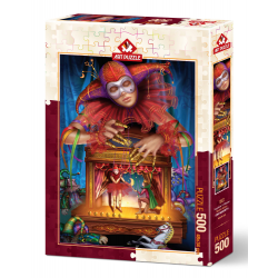 Puzzle 500 piese - Puppeteer in Masque-Ciro Marchetti importator unic Jad Flamande
