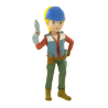 Figurina Comansi-Bob the Builder-Wendy