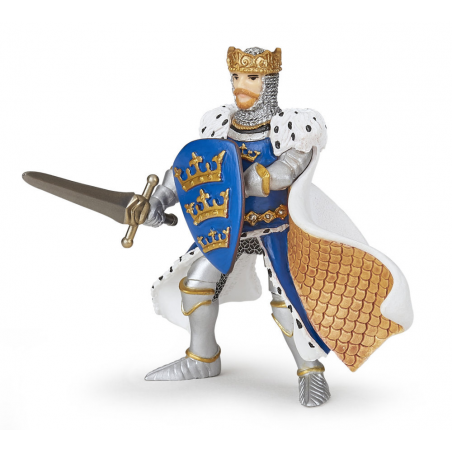 Figurina Papo Regele Arthur bleu