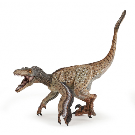 Figurina Papo Velociraptor cu pene