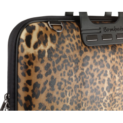 Geanta lux business laptop 15.6 Bombata Leopard perspectiva