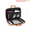 Geanta lux business laptop 15.6 Bombata Cocco-Galbena