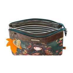 Geanta cu bareta lunga Gorjuss Autumn Leaves interior