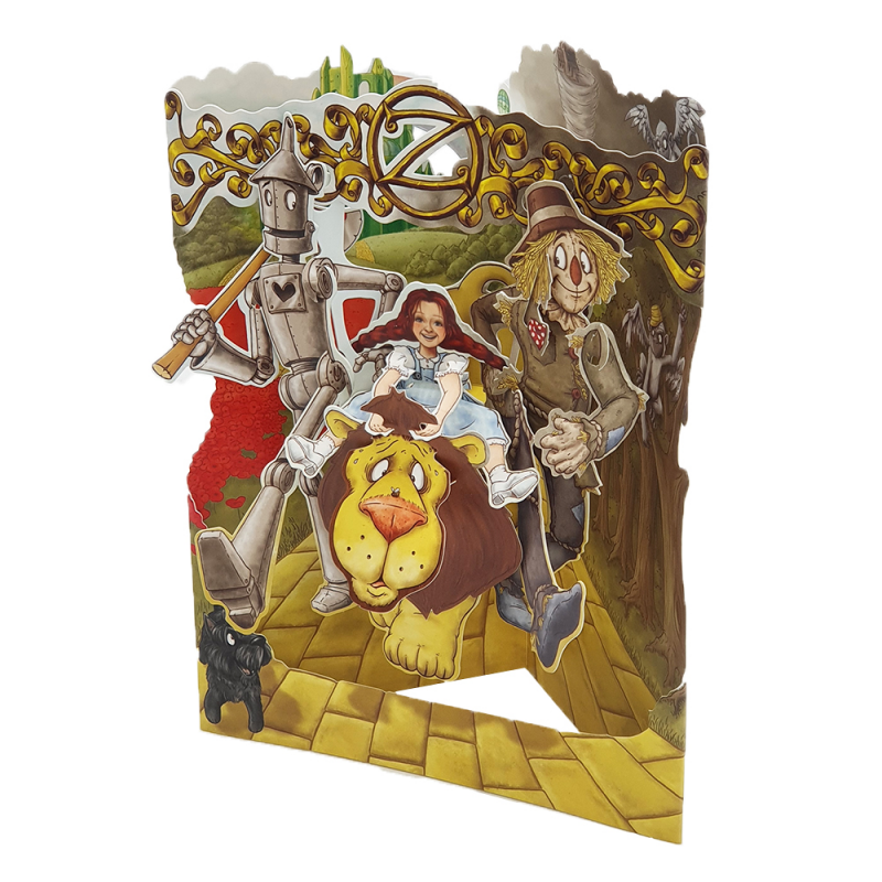 Felicitare 3D Swing Cards - Vrajitorul din Oz