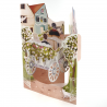 Felicitare 3D Swing Cards - Caleasca de nunta elemente mobile