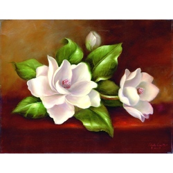 Set pictura artistica pe panza - Magnolia