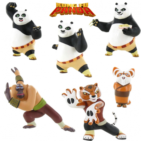 Set figurine Kung Fu Panda