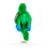 Papagal ara verde din plus - jucarie copii