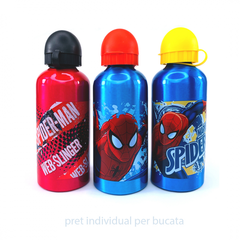 Recipiente de apa spiderman in trei variante